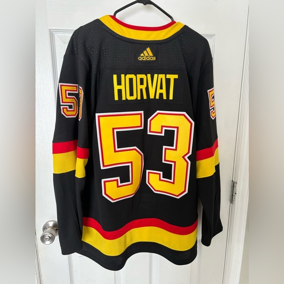 Authentic Adidas Vancouver Canucks Jersey, 50th anniversary, skate logo. Horvat - Picture 2 of 5
